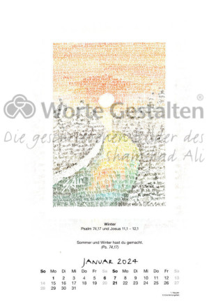 Monatsblatt  Jahreskalender 2025