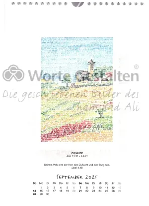 Monatsblatt  Jahreskalender 2025