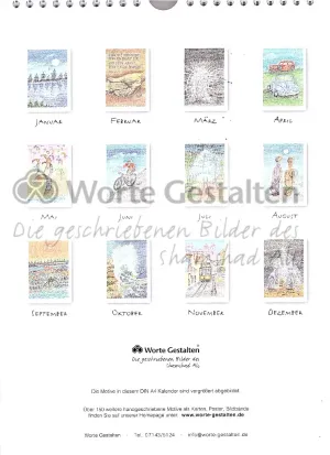R&uuml;ckseite  Jahreskalender 2027